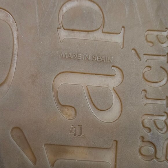 Pedro Garcia Lacey Flatform Sandal Women EU 41 Tan Beige Leather Raffia Platform - Picture 16 of 16